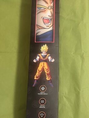 Dragon Ball Z Super Saiyan Goku Mouse Pad - Black & Orange